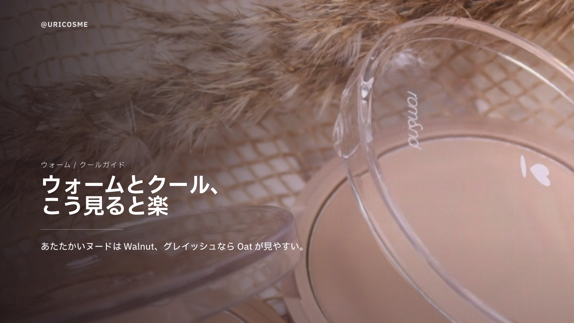 ロムアンド Better Than Shape シェーディングは初心者向き？ 丸型2色シェーディング正直レビュー - 2