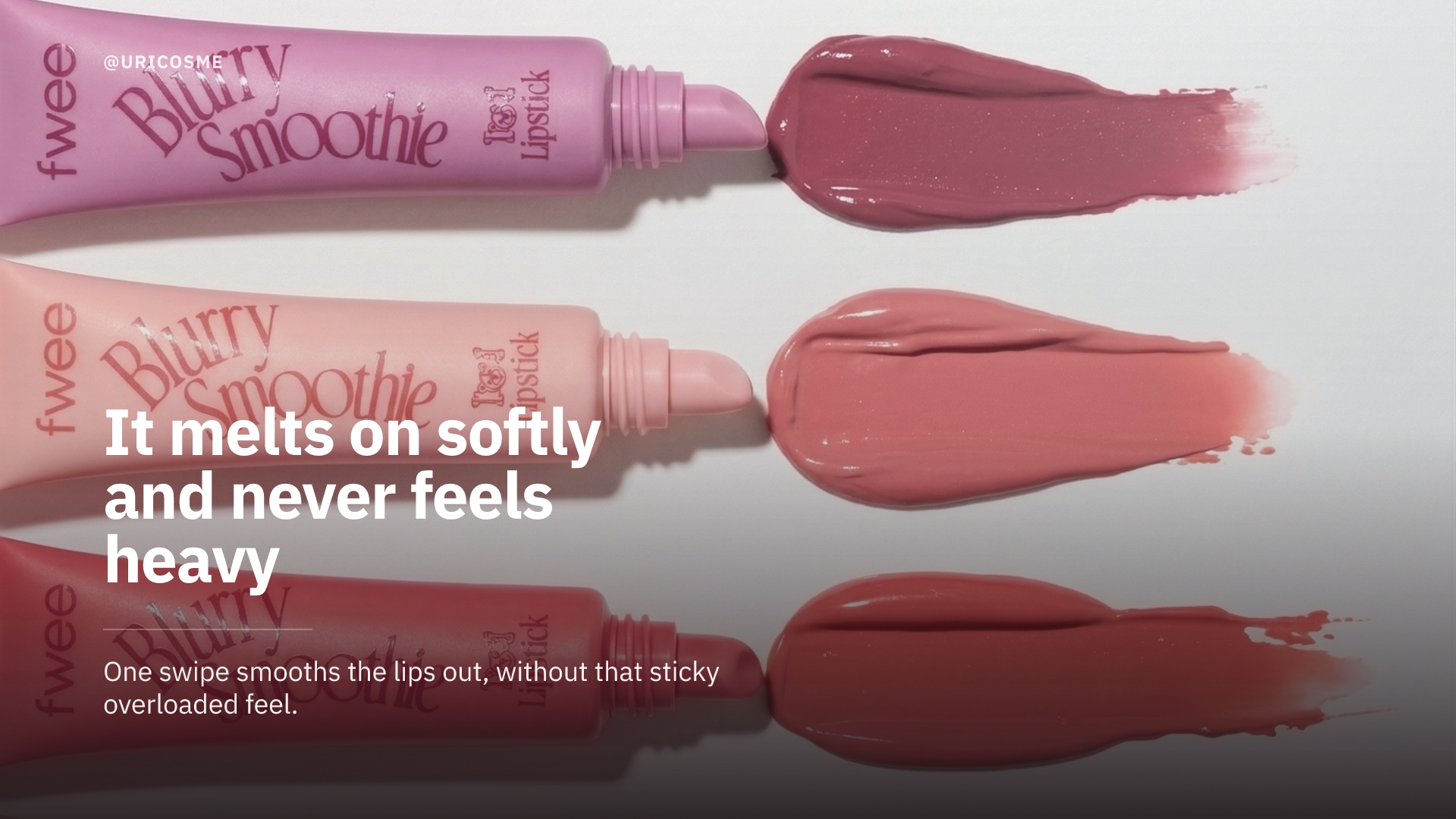 fwee Glowy Smoothie Tinted Lip Balm (The Comfort of a Lip Balm, the Color Payoff of a Tint, and the Shine of a Gloss) - 1
