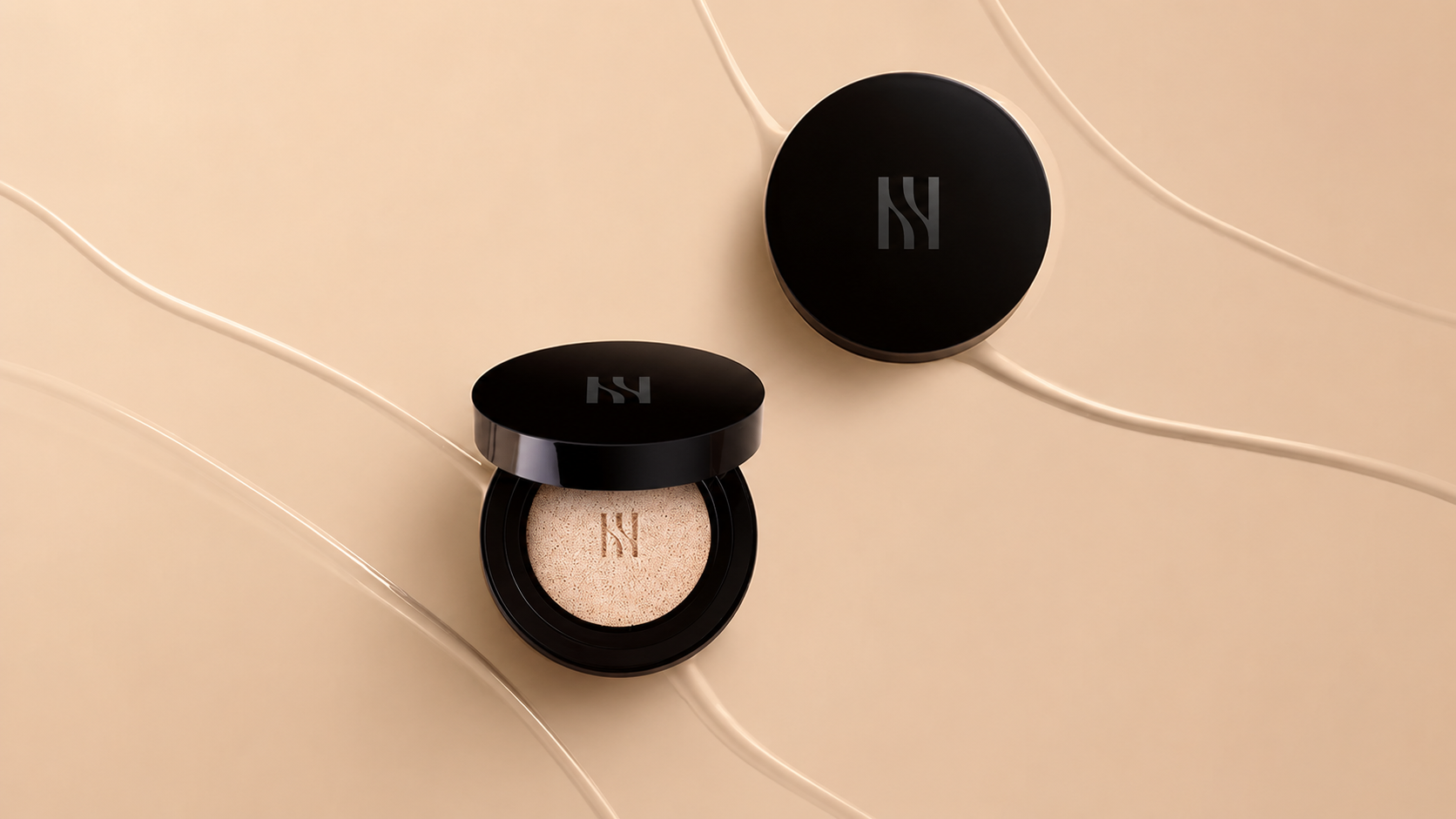 HERA Black Cushion Foundation for a polished semi-matte finish
