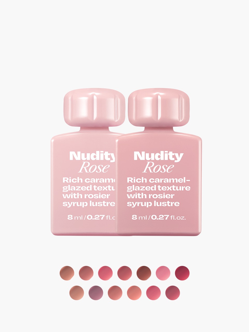 ALTERNATIVE STEREO Lip Potion Caramel Glaze — A chewy melting gloss with high-density nude color