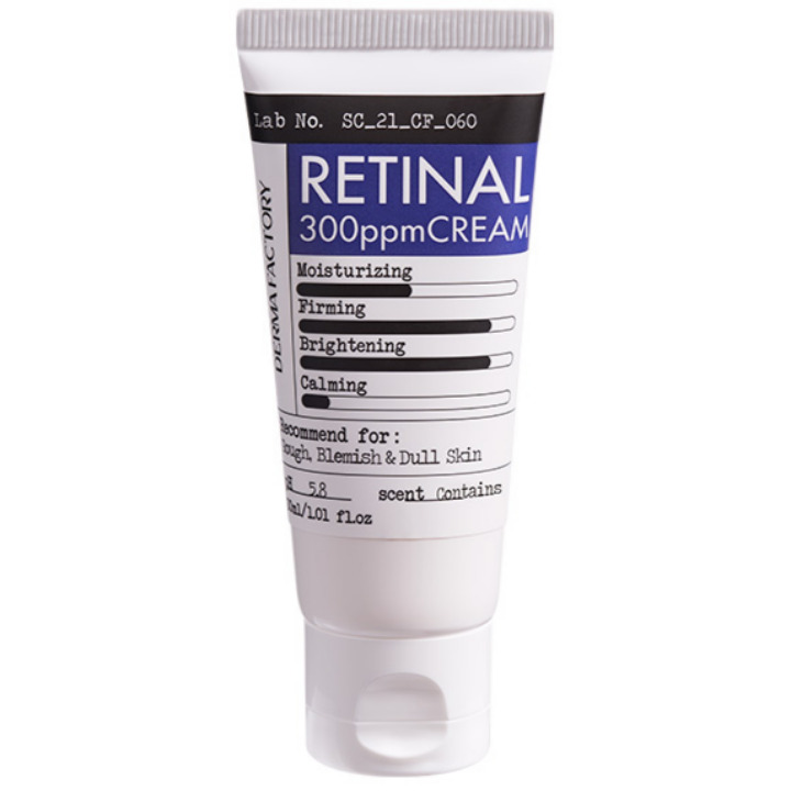 DERMA FACTORY レチナール300ppmクリーム — シワ・弾力改善のためのスローエイジング入門用レチナールクリーム
