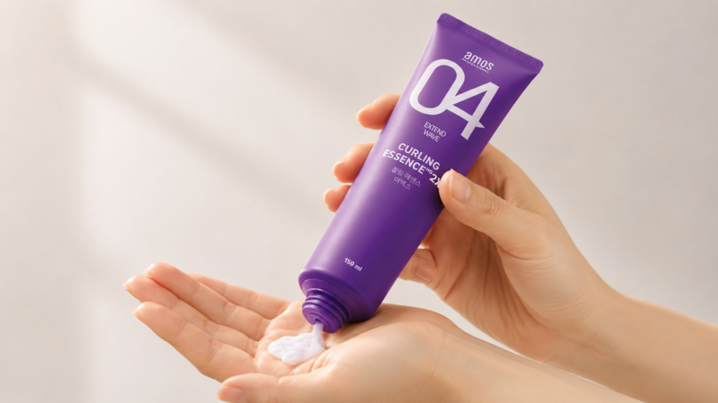Amos Curling Essence: how to use it, and does it revive permed curls? - 3