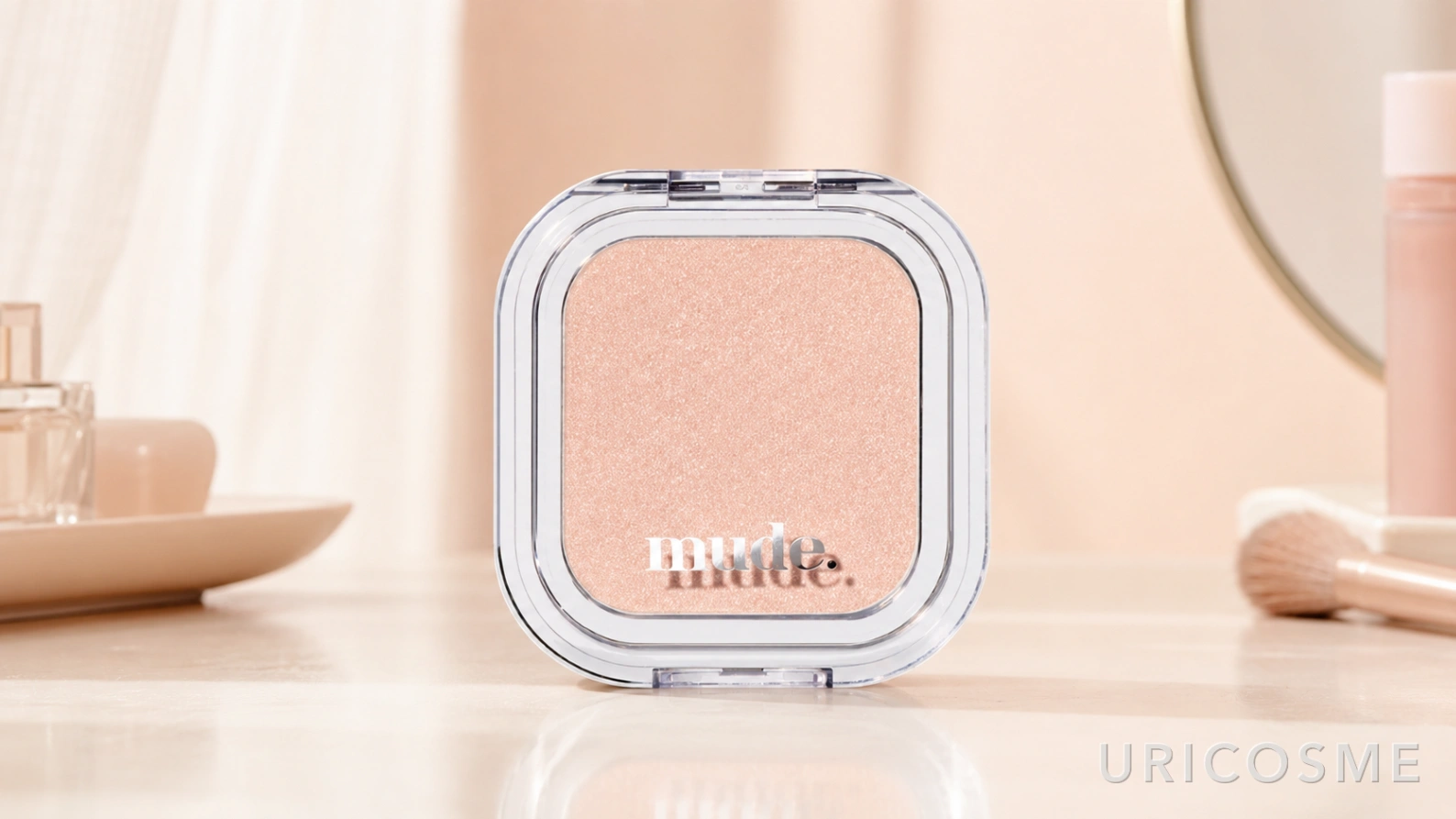Summer coral makeup guide - mude Facefill Blur Highlighter 04 Serenade