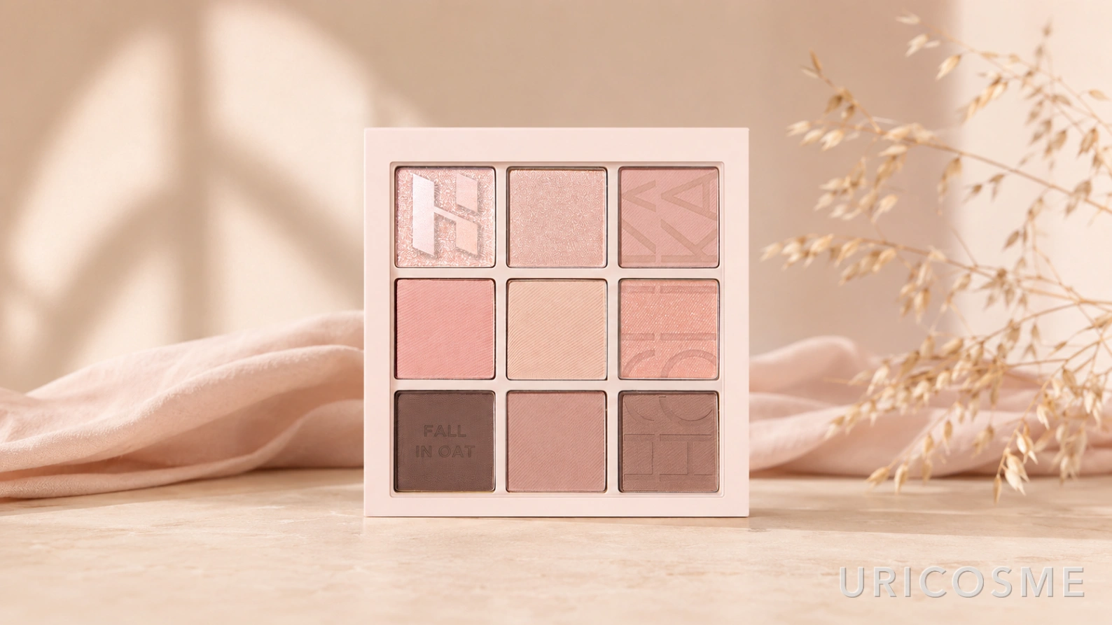 Summer coral makeup guide - HOLIKA HOLIKA My Fave Mood Eye Palette Yuzu Citrus