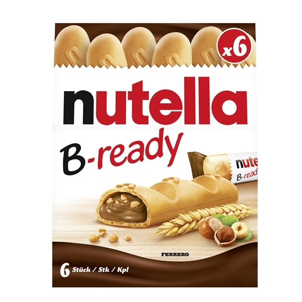 6 packets Nutella Ready