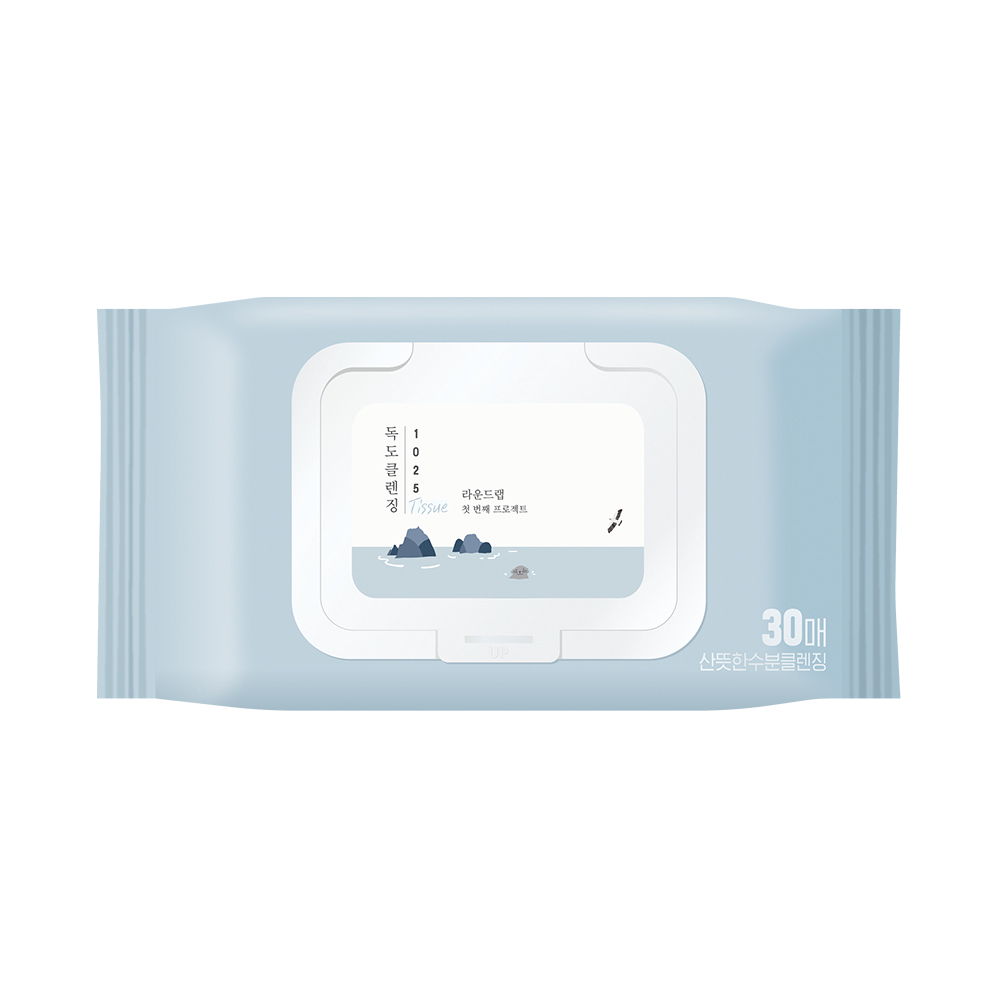 Round Lab 1025 Dokdo Cleansing Tissue (30 Sheets)