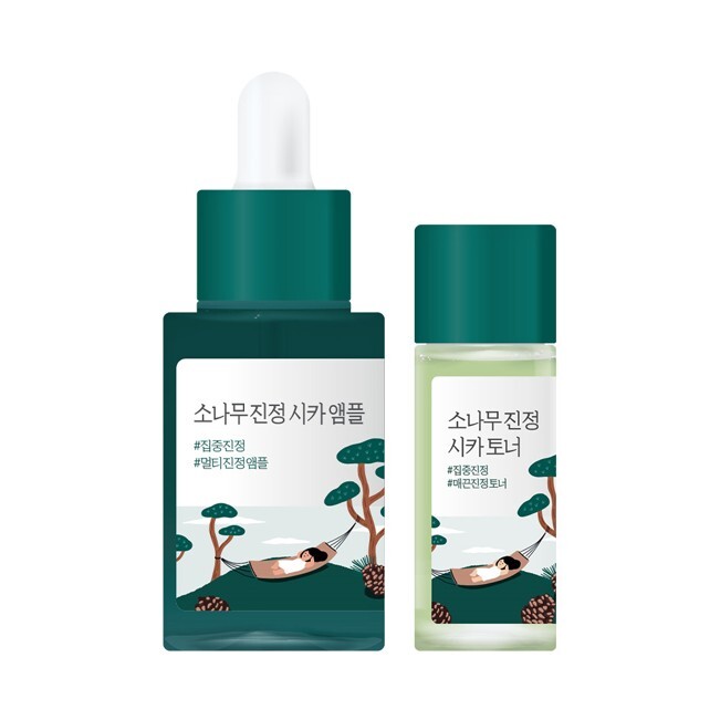 Round Lab Pine Calming Cica Ampoule 30ml Special Set (+Toner 20ml)