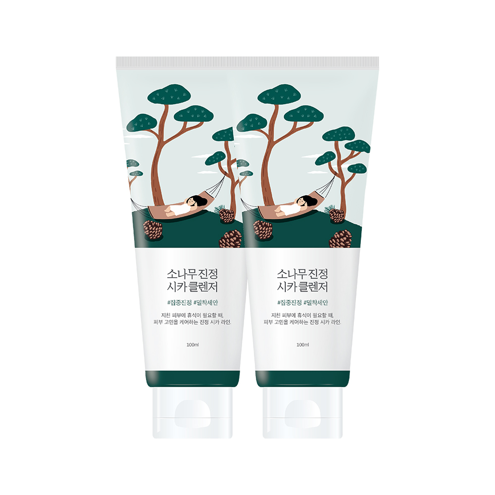 Round Lab Pine Calming Cica Cleanser 100ml + 100ml