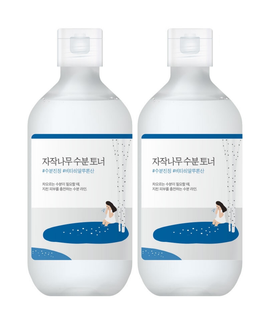 Round Lab Birch Moisture Toner 1+1 Special Offer (300ml+300ml)