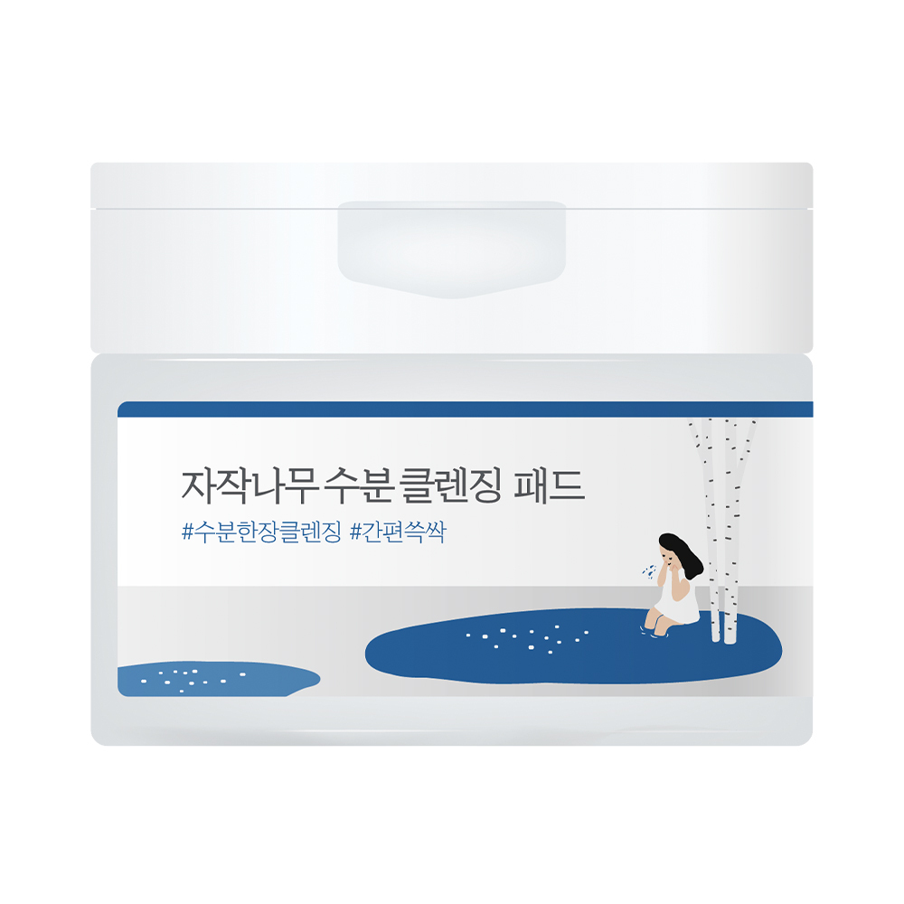 Round Lab Birch Moisturizing Cleansing Pads 60 sheets