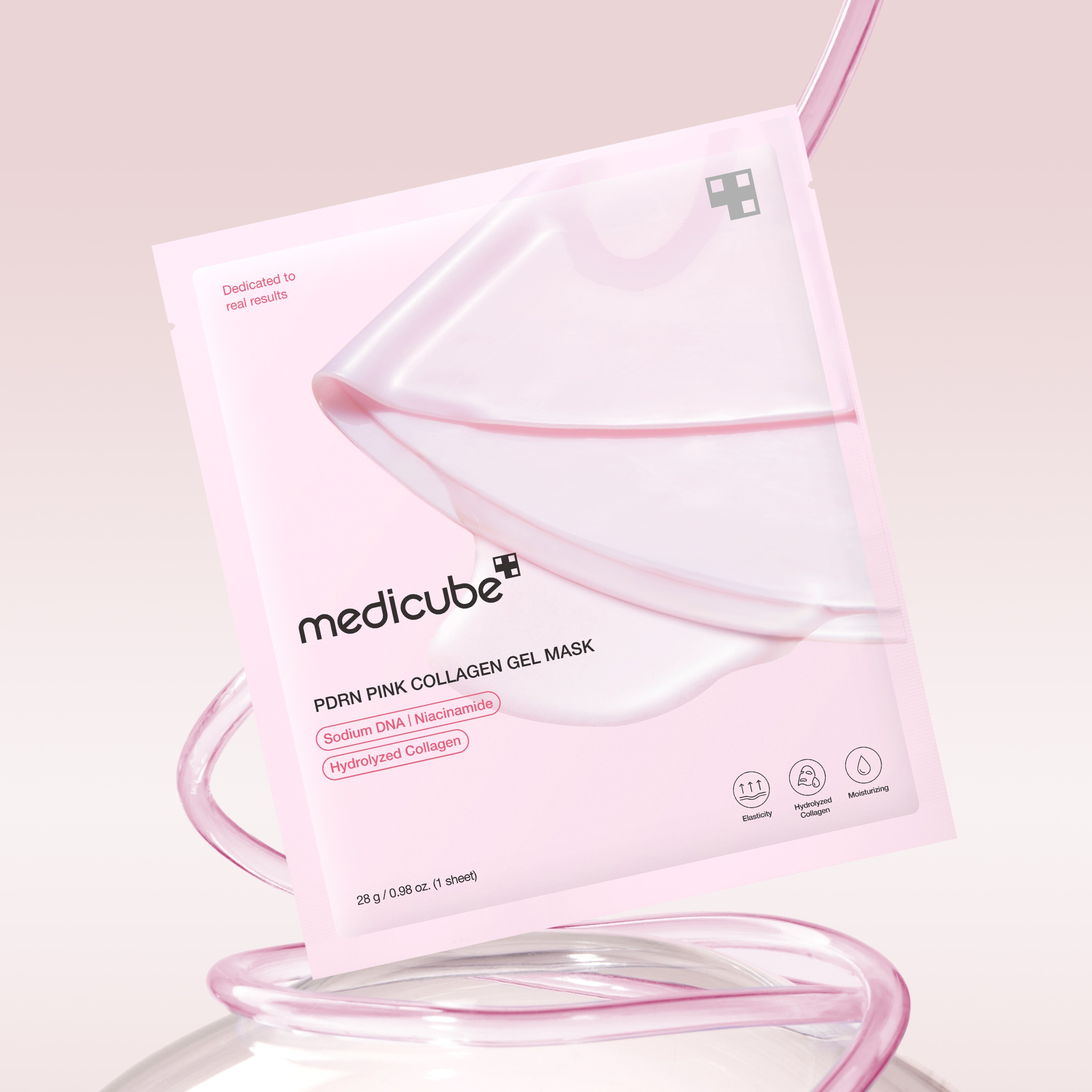 medicube PDRN Pink Collagen Gel Mask Pack (1 Sheet)