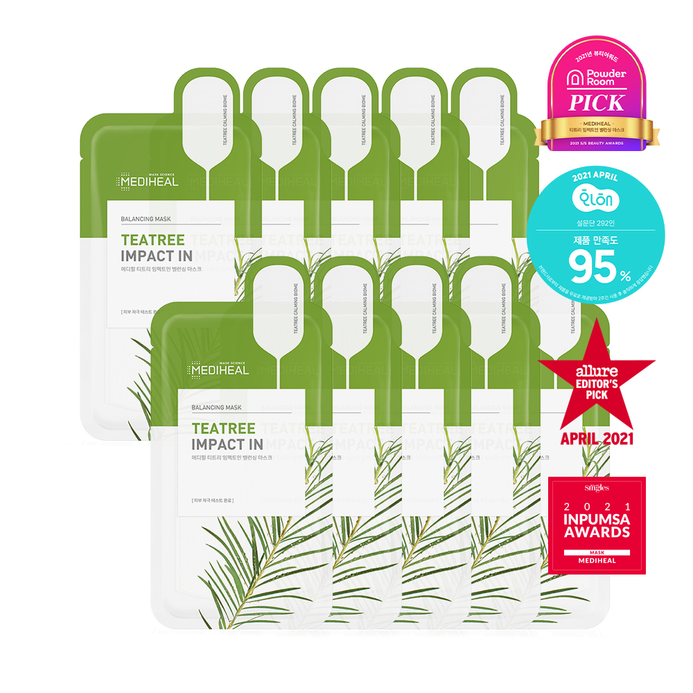 Mediheal Tea Tree Impact-In Balancing Mask 10 sheets