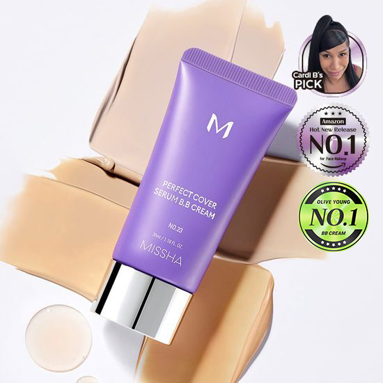 MISSHA M パーフェクト カバー セラム BBクリーム 20ml/50ml (単品/パフセット)