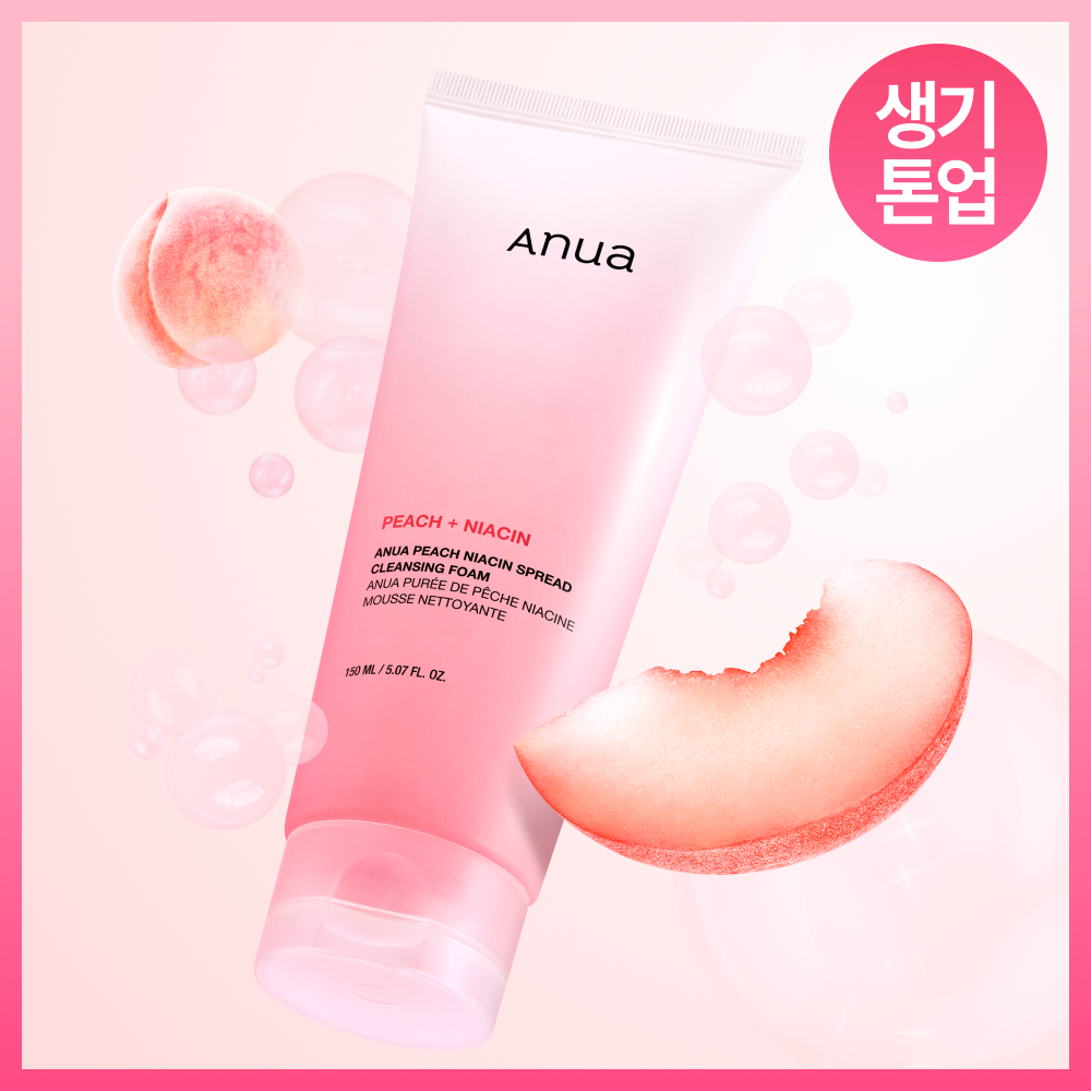 Anua Peach Niacin Spread Cleansing Foam 150ml