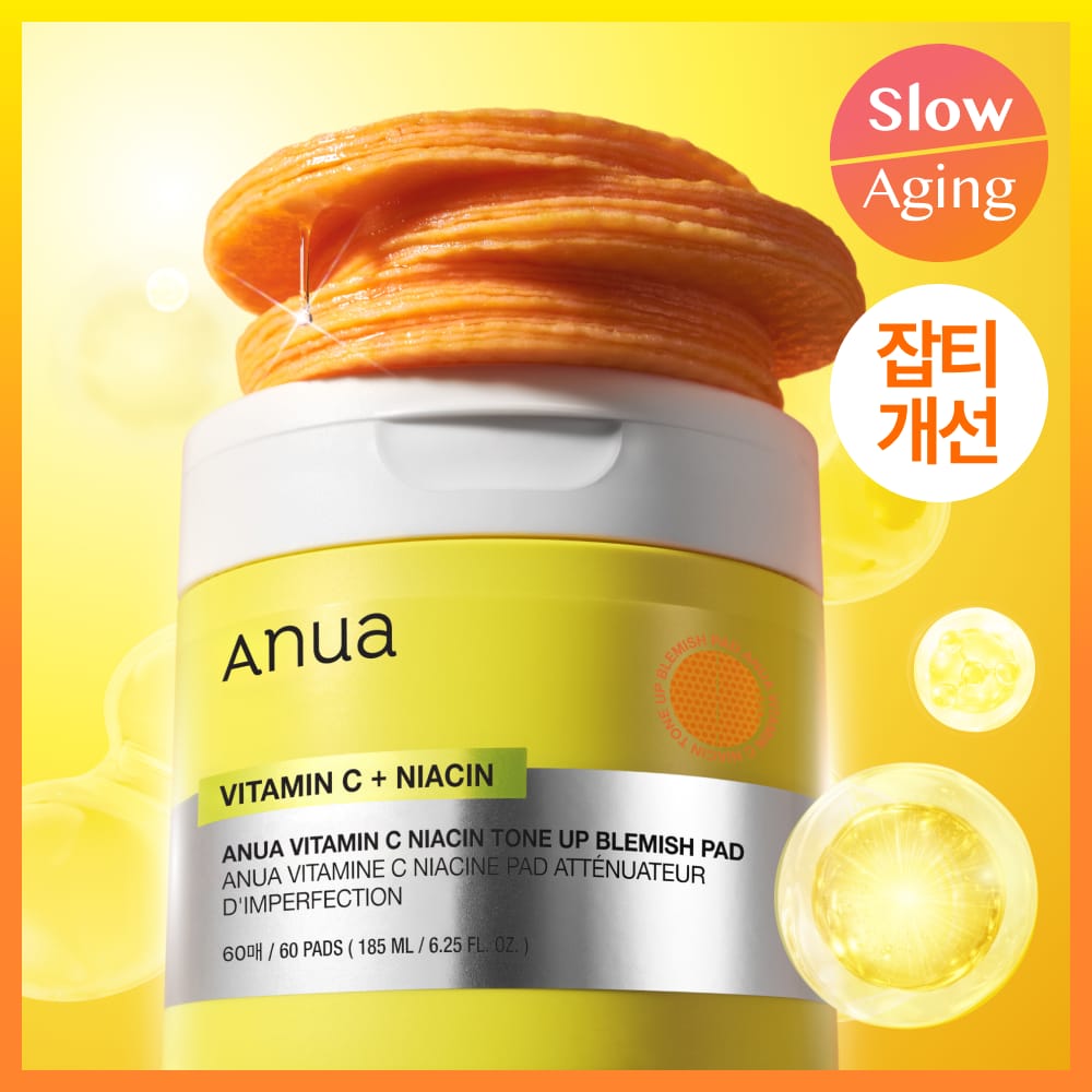 Anua Vitamin C Niacin Tone-Up Blemish Pad 60 sheets