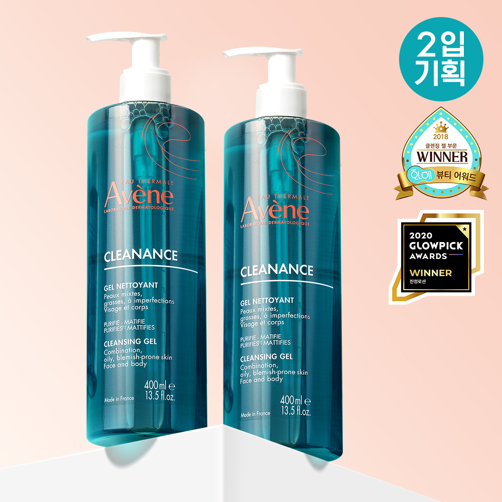 아벤느 클리낭스 클렌징 젤 400ml 더블 기획