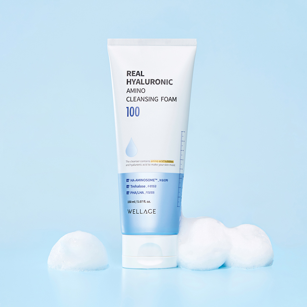 웰라쥬 리얼 히알루로닉 아미노 클렌징 폼 150ml