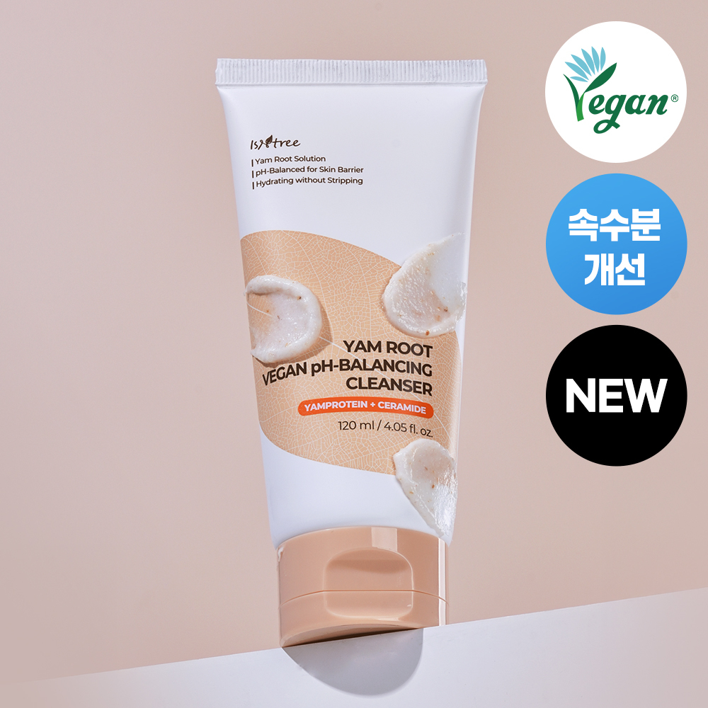 Iz & Tree Yam Vegan Mildly Acidic Cleanser 120ml