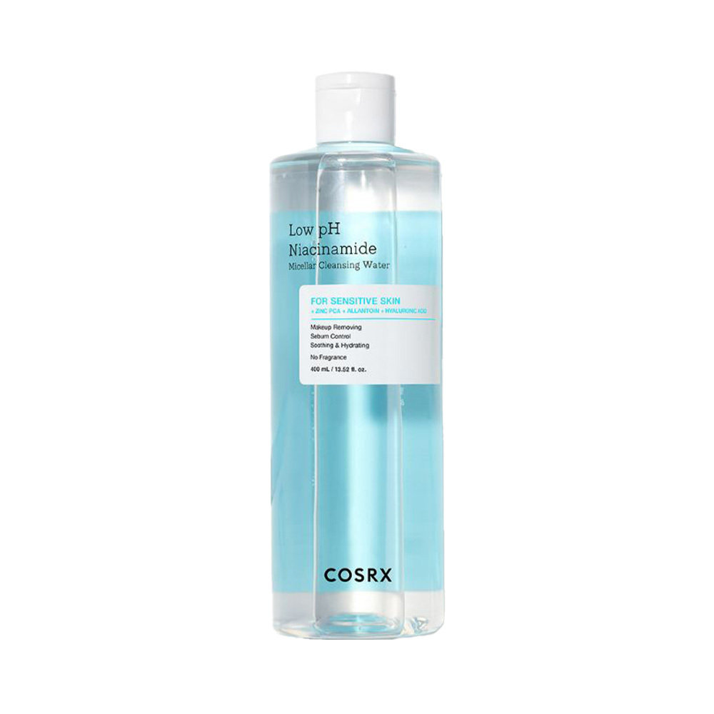 コスアルエックス 弱酸性 敏感肌用 水分洗顔 クレンジングウォーター 400ml ダブル企画 (+泡立て容器)
