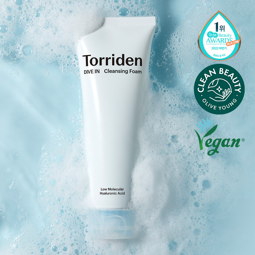 Torriden DIVE-IN Low Molecular Hyaluronic Acid Cleansing Foam 150ml
