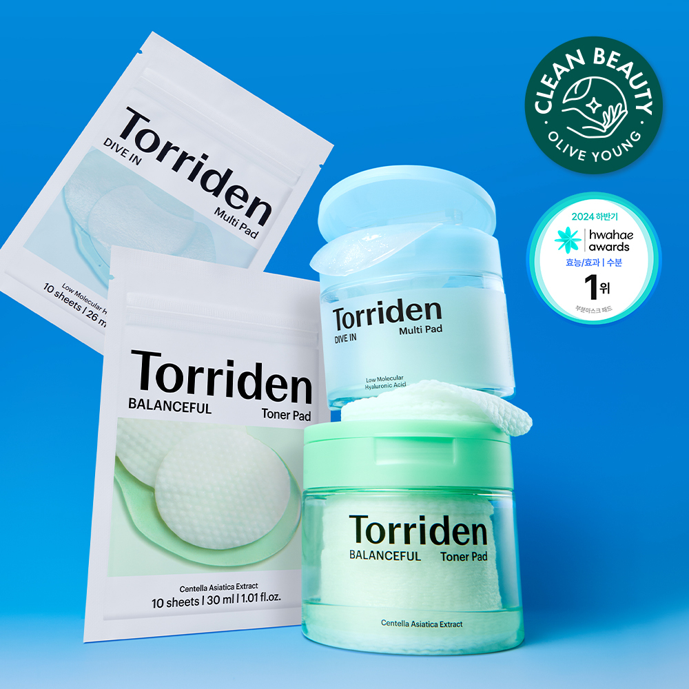 Torriden Dive-In/Balanceful Pad Bonus Set, Choose 1 of 2 (+10 sheets bonus) (Moisture/Calming)
