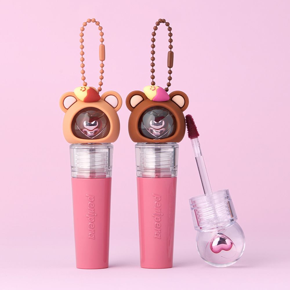 Peripera インク ザ ジェラブル ティント 3.7g (単品/セット) (+ ゴムグマ 帽子キーリング付き)